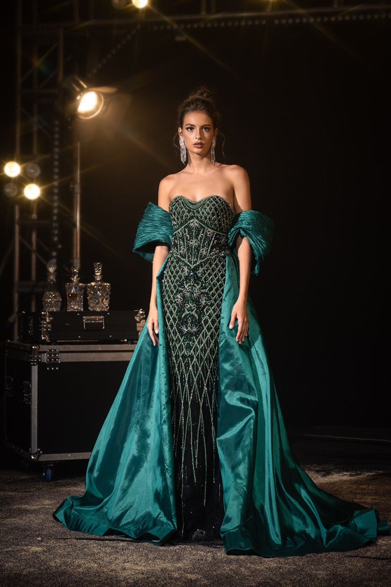 Lux Royal Emerald Gown (S)