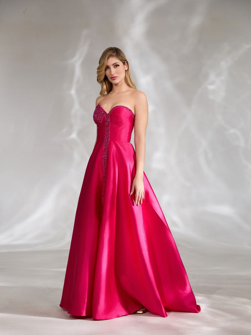Lux Silk Pink Gown (XS)