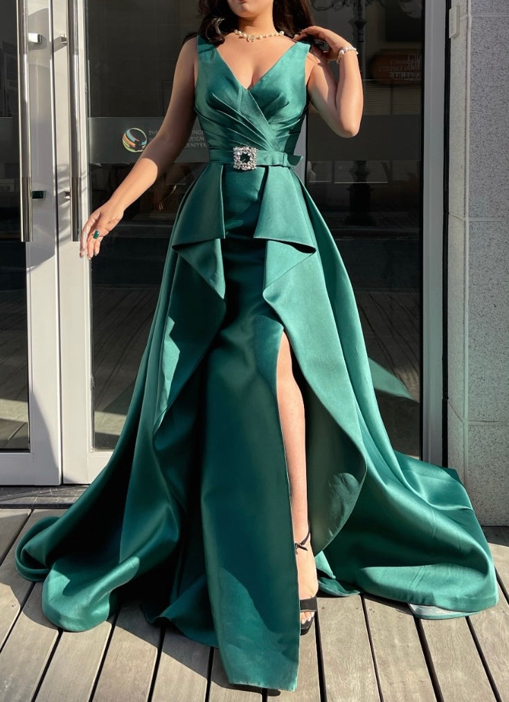 Emerald Layered Gown (L)