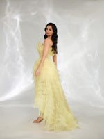 Yellow Sunflower Layered Gown (M)