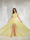 Yellow Sunflower Layered Gown (M)