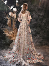 Floral Embroidery Maxi Dress (XL)