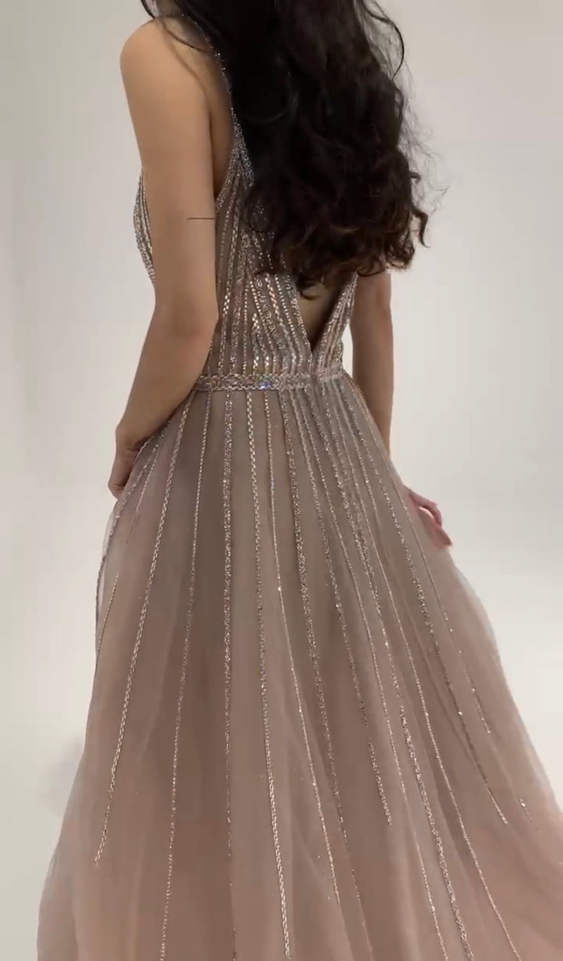 Light Brown Glitter Maxi (M)