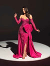 Lux Pink Statement Bow Gown (XS)