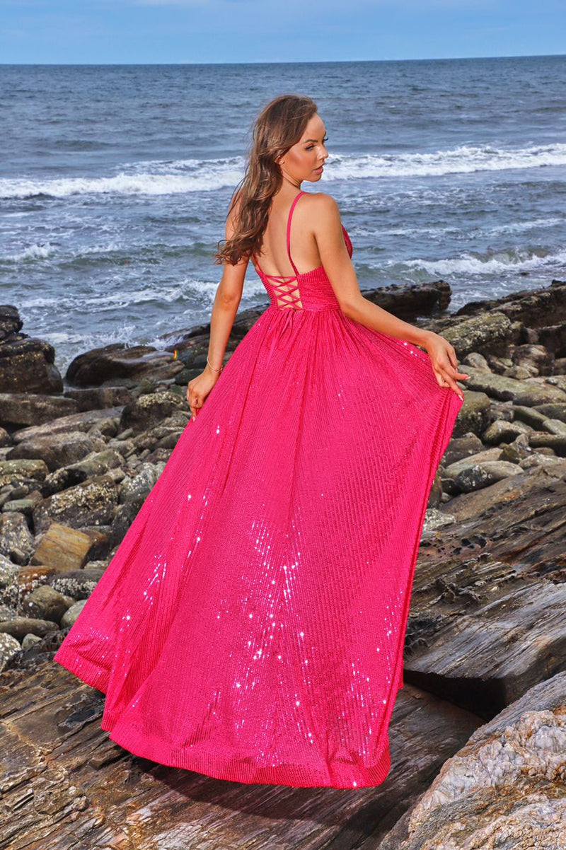 Fuschia Sparkle Maxi (S)