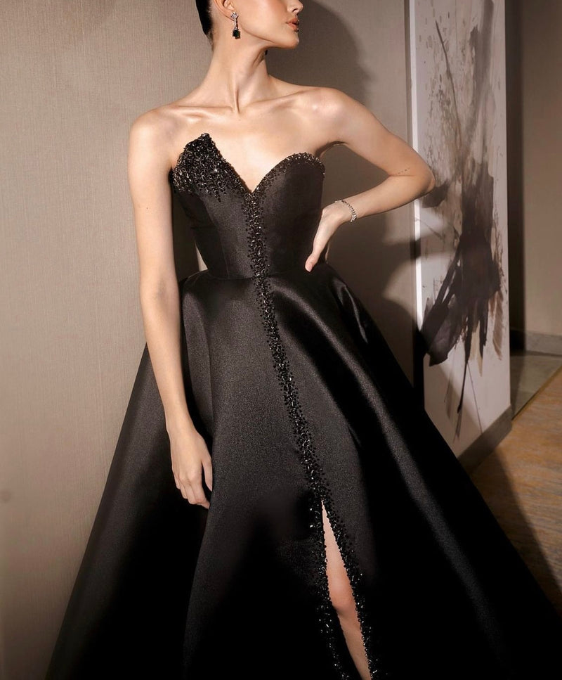 Lux Silk Black Gown (L)