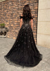 Black Off Shoulder Gown Plus (XXL)