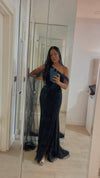 Fancy Black Maxi Gown (XS)