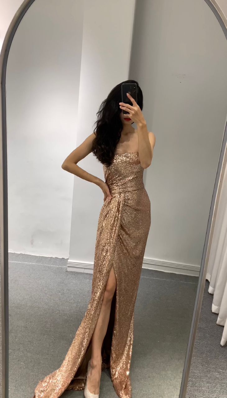 Copper Sequin Showstopper Maxi (M)