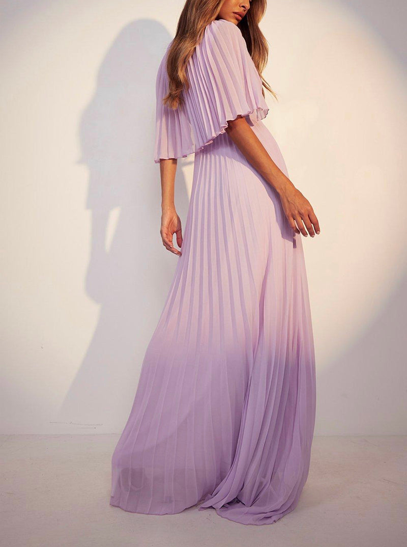 Vestido Lilac Chique Plissado (M)