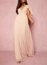 Vestido Baby Pink Chique Plissado (L)