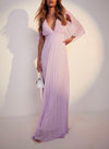 Vestido Lilac Chique Plissado (M)