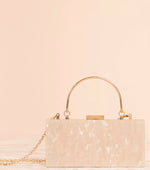 Copper Marble Box Clutch