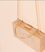 Copper Marble Box Clutch