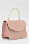 Pink Pearl Handle Bag
