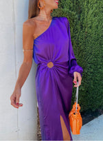 Vestido One Shoulder Purple (S/M)
