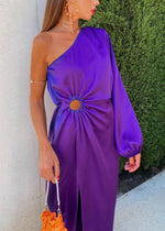 Vestido One Shoulder Purple (S/M)