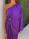 Vestido One Shoulder Purple (S/M)
