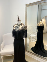 Black Gypsy Chique Maxi Dress (S)