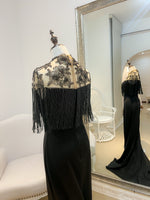 Black Gypsy Chique Maxi Dress (S)