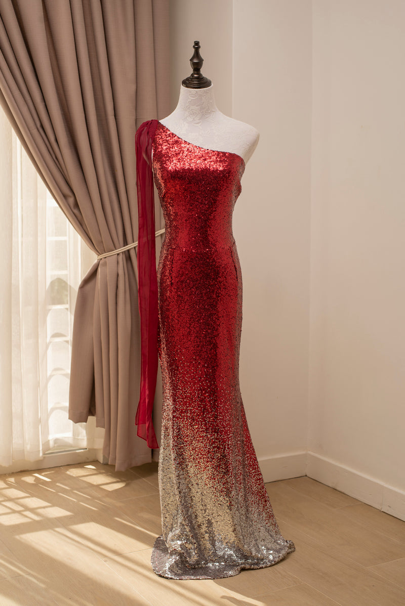 Vestido Red Glitter (M)