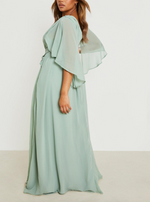 Plus Chiffon Angel Sage Maxi (XXL)
