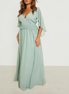 Plus Chiffon Angel Sage Maxi (XXL)