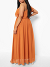 Plus Orange One Shoulder Maxi (XXL)