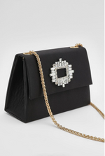 Black Satin Mini Bag