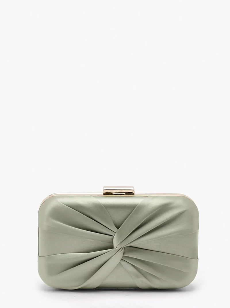 Sage Twist Clutch