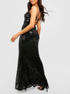 Black Glitter Pattern Maxi (L)