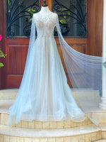 Fairy Light Blue Caped Maxi (L)