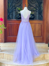 Lilac Sweetheart Maxi Gown (S)