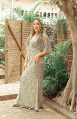 Chique Embroidery Grey Maxi (L)