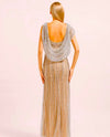 Sparkle Chique Maxi Gown in Gold (L)