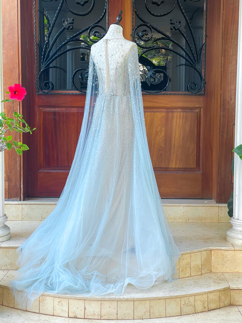 Fairy Light Blue Caped Maxi (L)