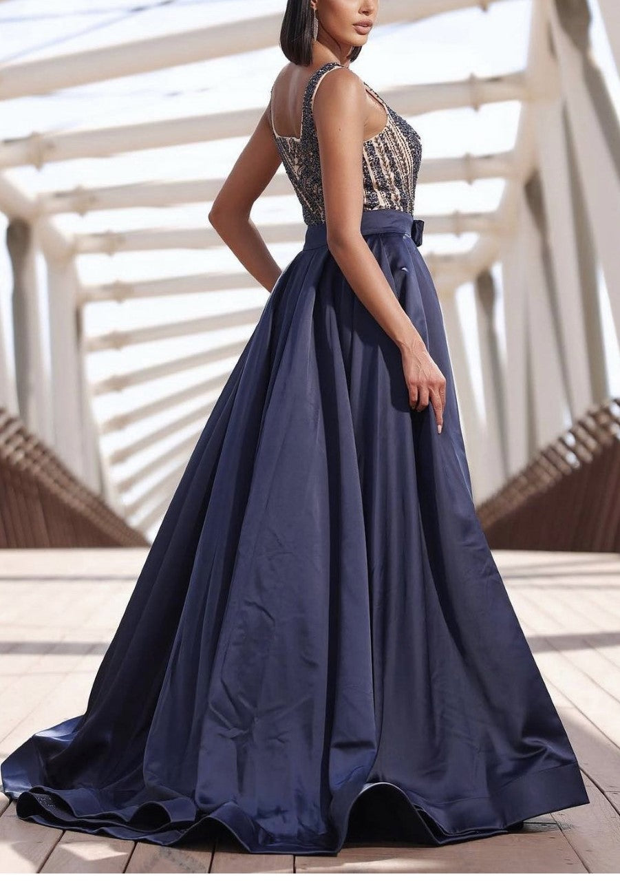 Prom dress with waist cape online