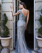 Lovely Mermaid Green/Blue Gown (M)